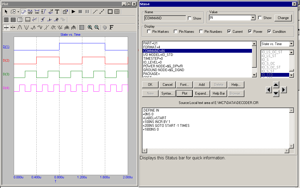 Characteristic Plots