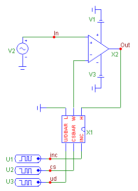 Digital Potentiometer Example Circuit