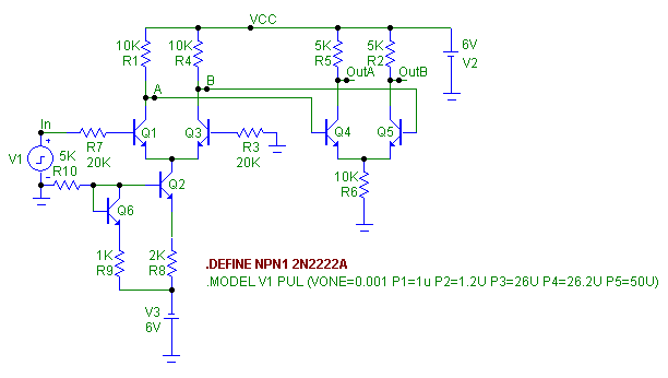 Model Statement Stepping Example Circuit