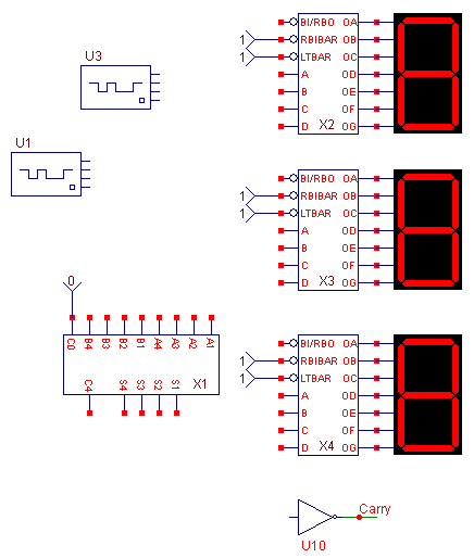 Bus example circuit with no wiring