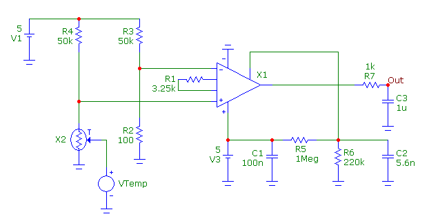 RTD interface circuit