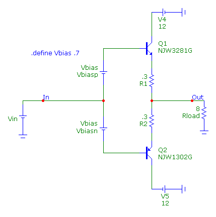 Class AB output stage