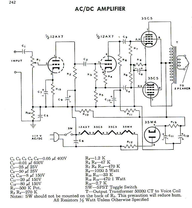 12AX7 Linear Amp