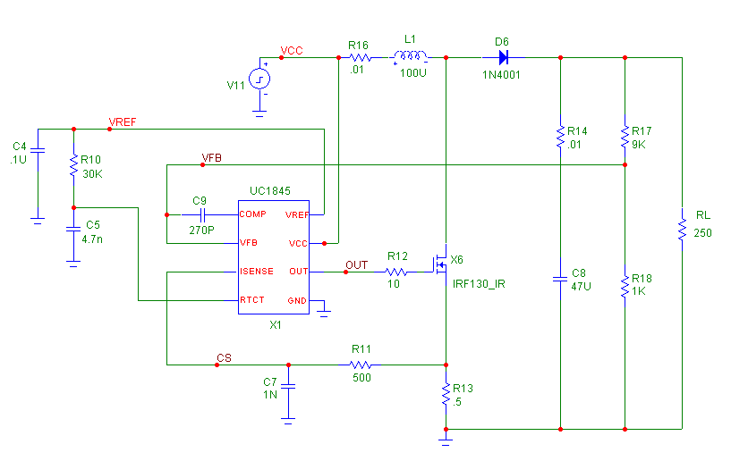 UC1845 Boost Regulator