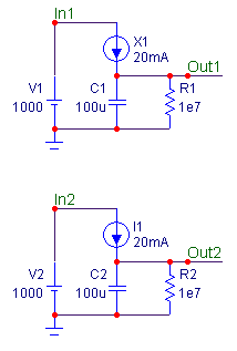 Voltage Limiting Current Source Example