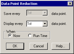 Reduce Data Points dialog box