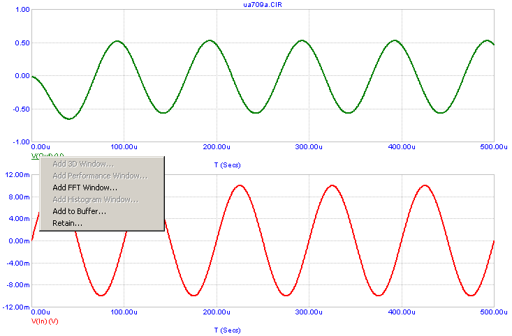 Waveform name right click menu