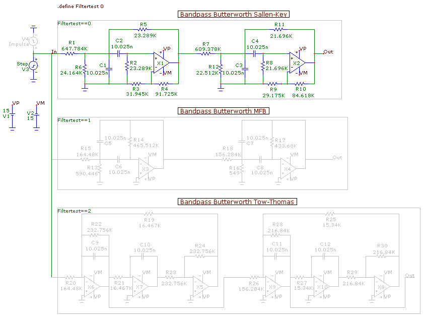 Sallen-Key bandpass filter enabled