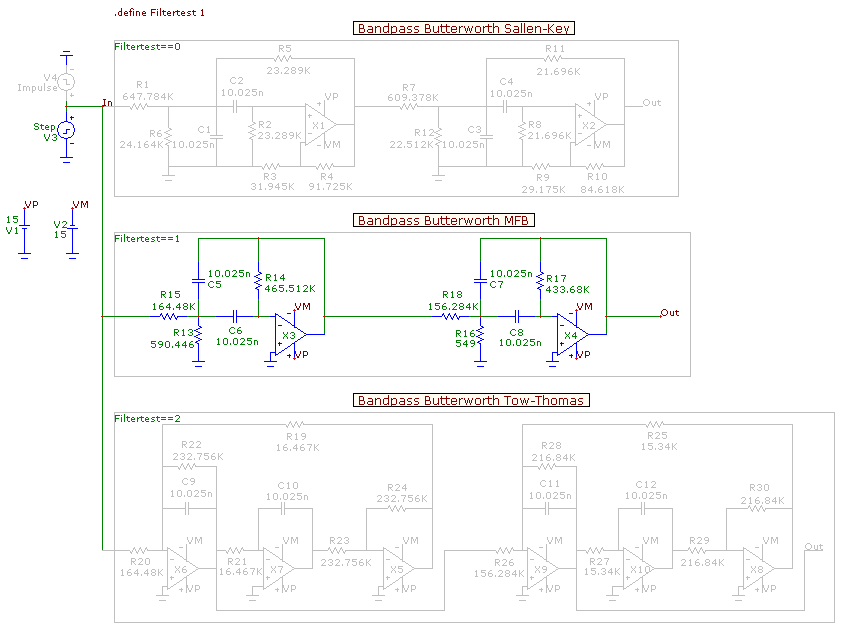 MFB bandpass filter enabled