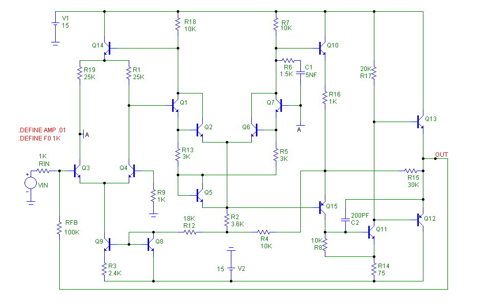 709 schematic to be analyzed