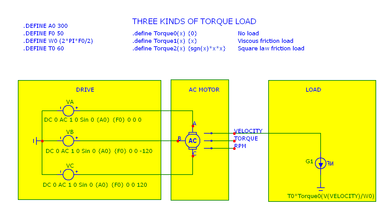 AC Motor Test Circuit