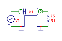 Transmission Line Example Circuit