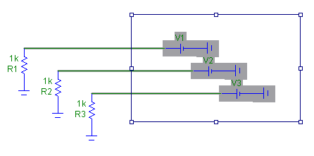 Schematic After Select Box Drag