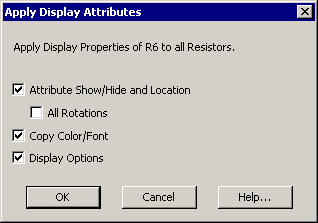 Apply Display Properties dialog box