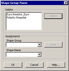 Shape Group - Name dialog box