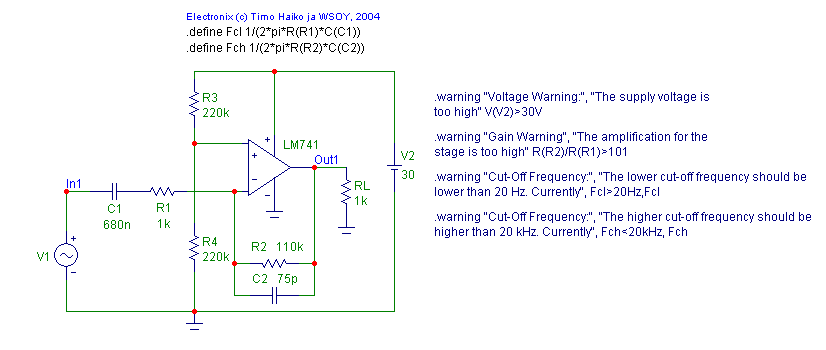 .Warning example circuit