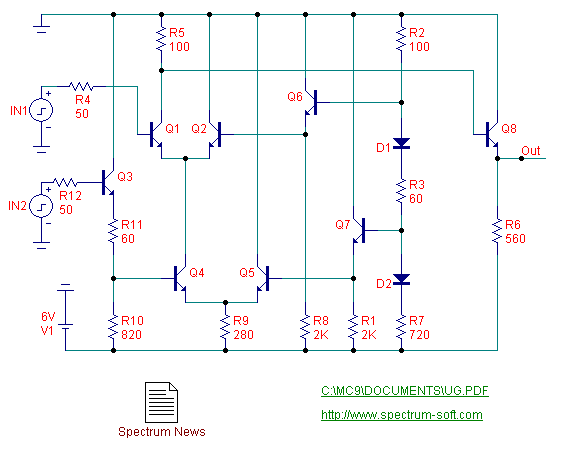 Example circuit containing file links