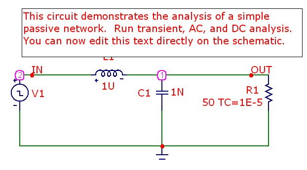 Edit grid text directly in the schematic