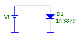 Diode If vs Vf schematic