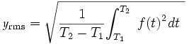 Root Mean Square Calculation