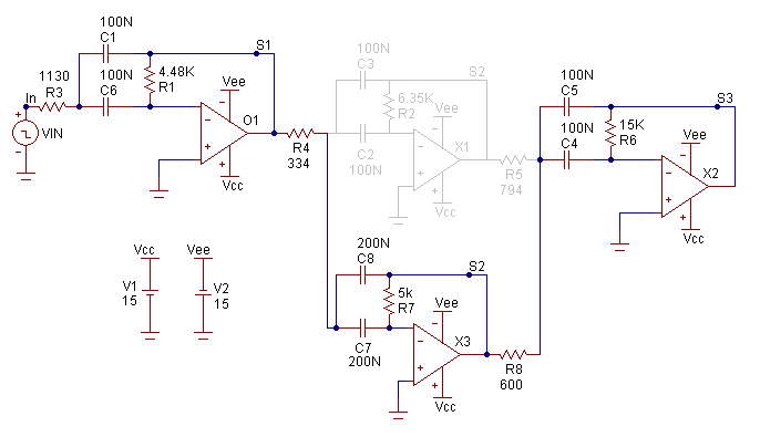 Disabled circuitry in the schematic