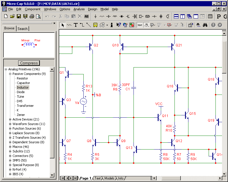 Component panel