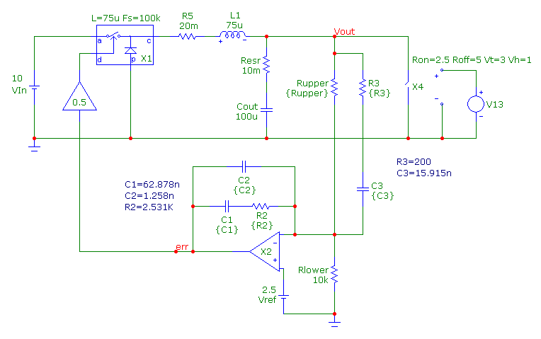 Voltage mode buck converter