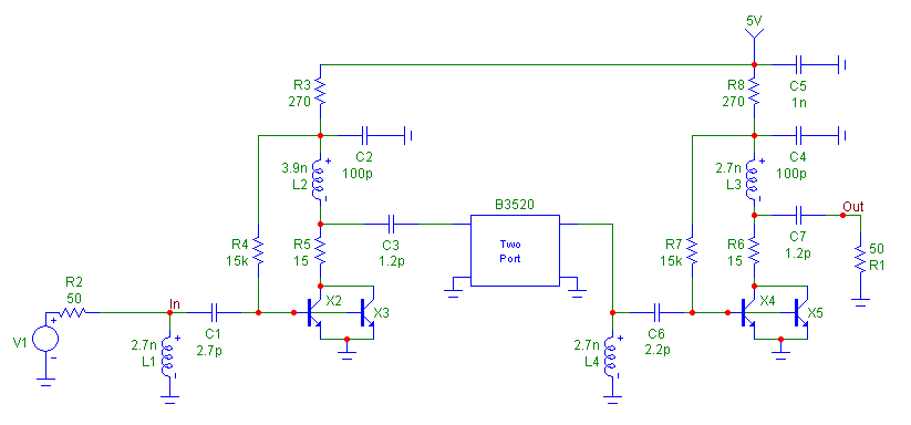 GPS front end circuit