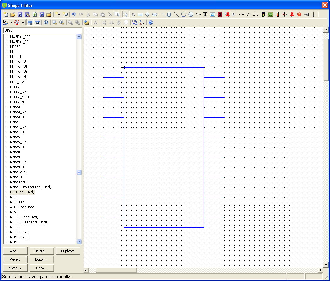 16 pin block shape