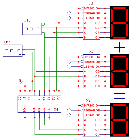 Seven Segment Display Circuit