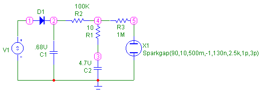 Spark-Gap Test Circuit